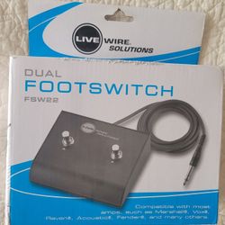 Live Wire FSW22 Dual Footswitch-Like New! $20