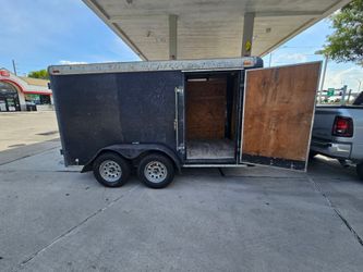 Trailer 7x14 "2010"used but Pulls Great NO Leaks 6ft Height Interior Clean Documentation In Hand ✋️ READ Description FIRST, LEA PRIMERO.