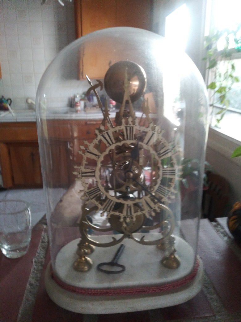 Victorian Skeleton Fuse Clock