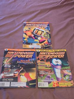 Nintendo Power 3 PCS Lot issue #111 #118 & #122  all with Posters