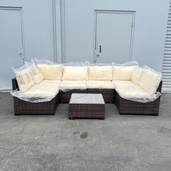 7pc outdoor patio furniture set