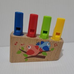 Hape E1025 Rainbow Pan Flute- Estate Find
