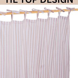 Striped Linen/cotton Curtains