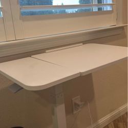 Movable Small Adjustable Desk With wheels! 