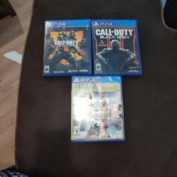 PS4 Games x3 