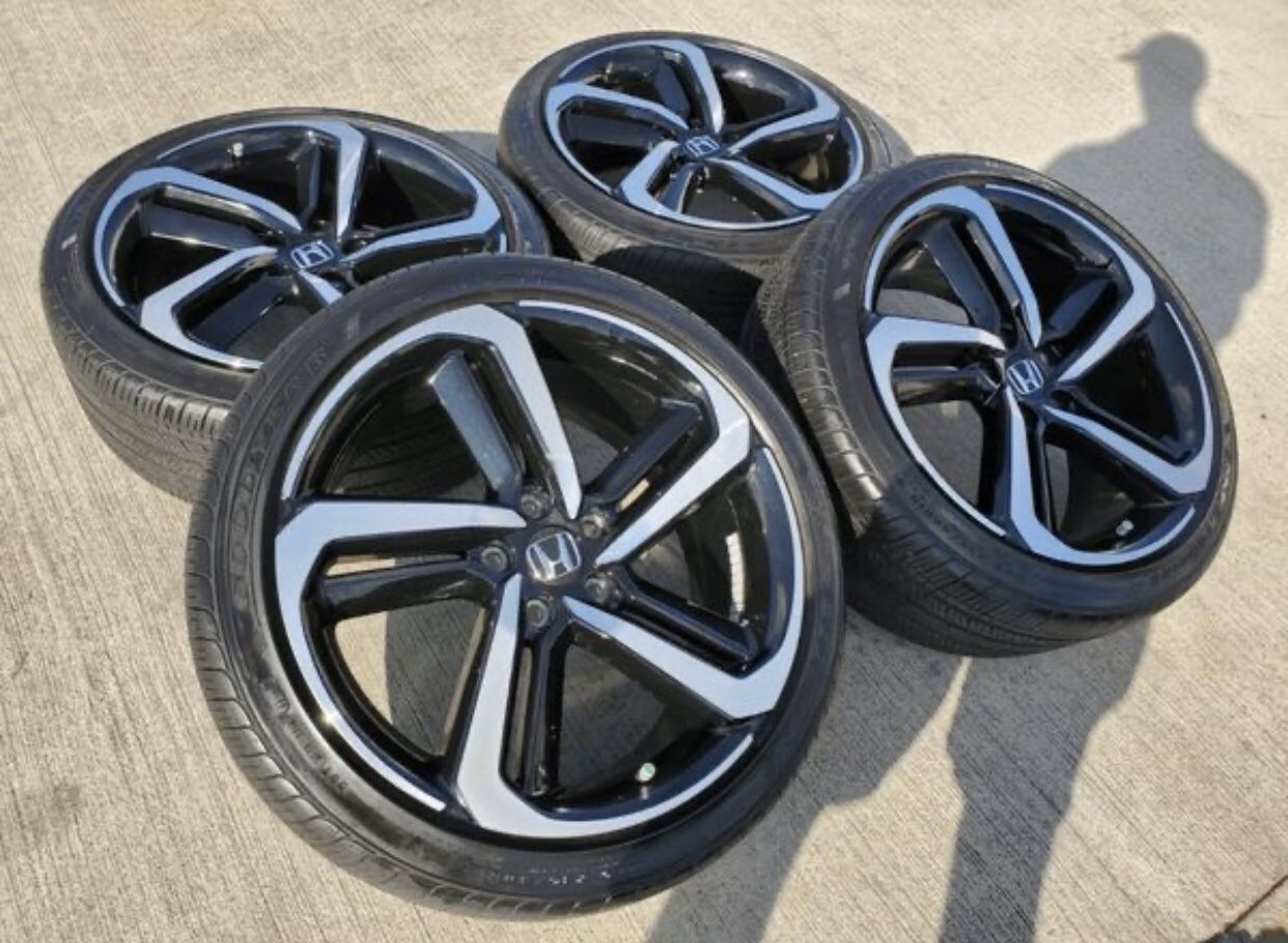 HONDA ACCORD SPORT 19 INCHES FOR SALES WHEELS AND TIRES ✅