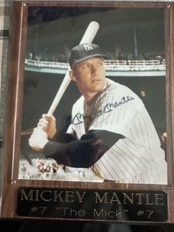 Signed Mickey Mantle