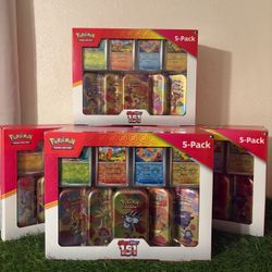 Pokemon Scarlet And Violet 151 Costco Mini Tins Collection