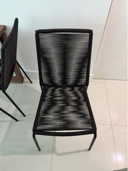 Black Chord Chairs