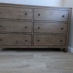 Aspenhome solid wood 6-drawer dresser