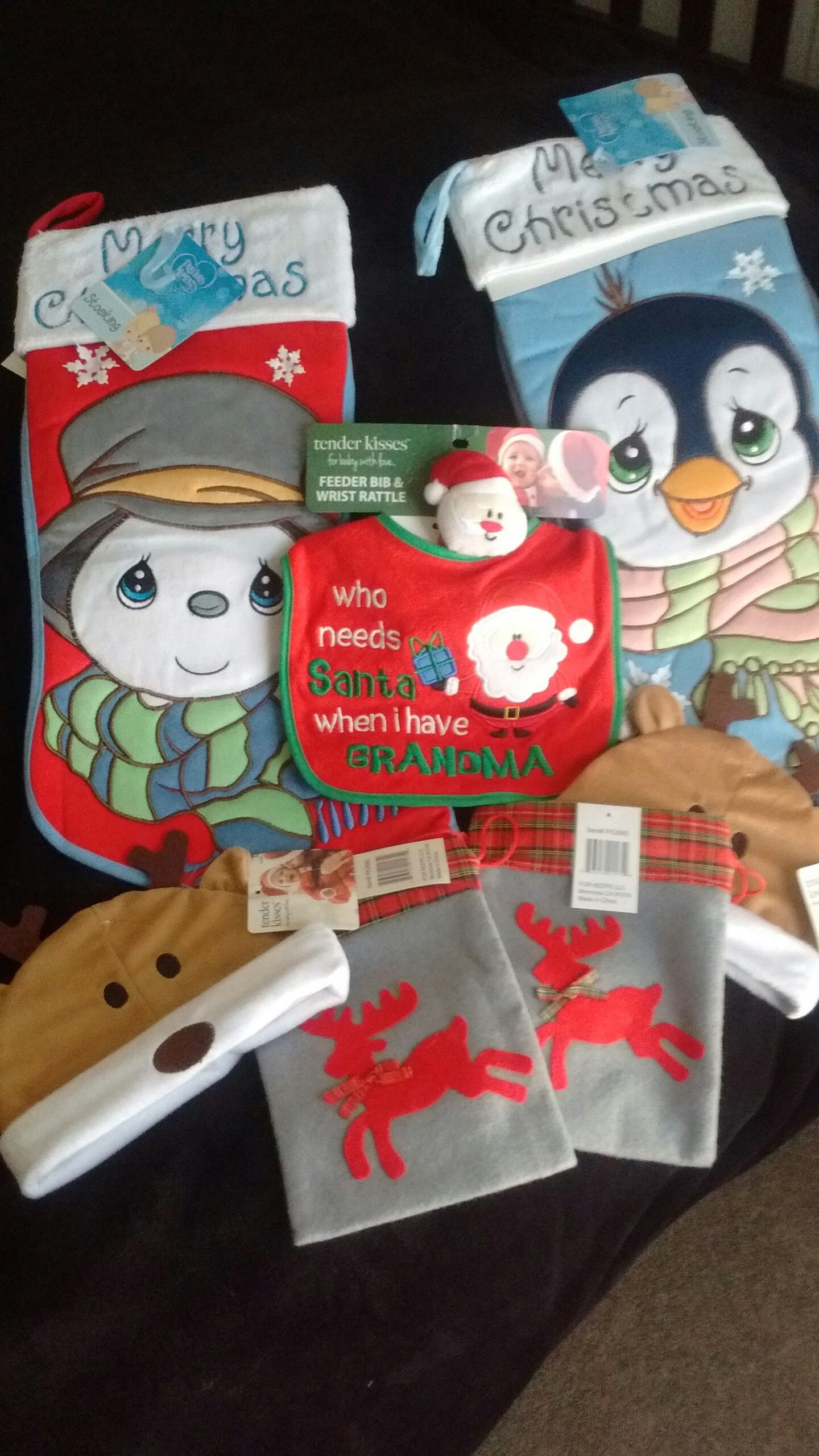 New..2 Precious Moments Stockings & More