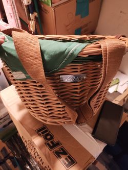 Wicker Basket For Bike