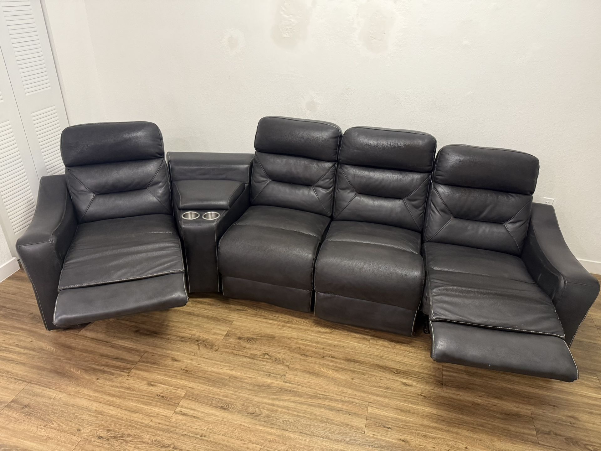 Sofa sectional Recliner Recliners Interchangeable pieces