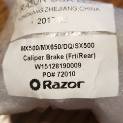 New Razor Dirt Bike Parts