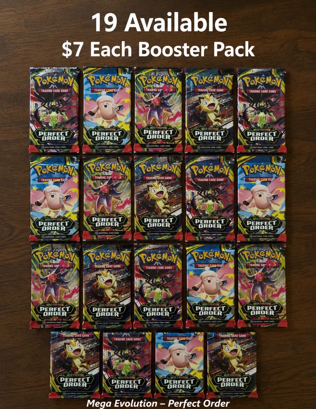 Pokemon Mega evolution Perfect order