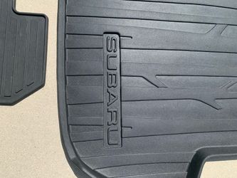 Genuine Subaru Forester rubber floor mats. Fits 2015 Subaru Forester.