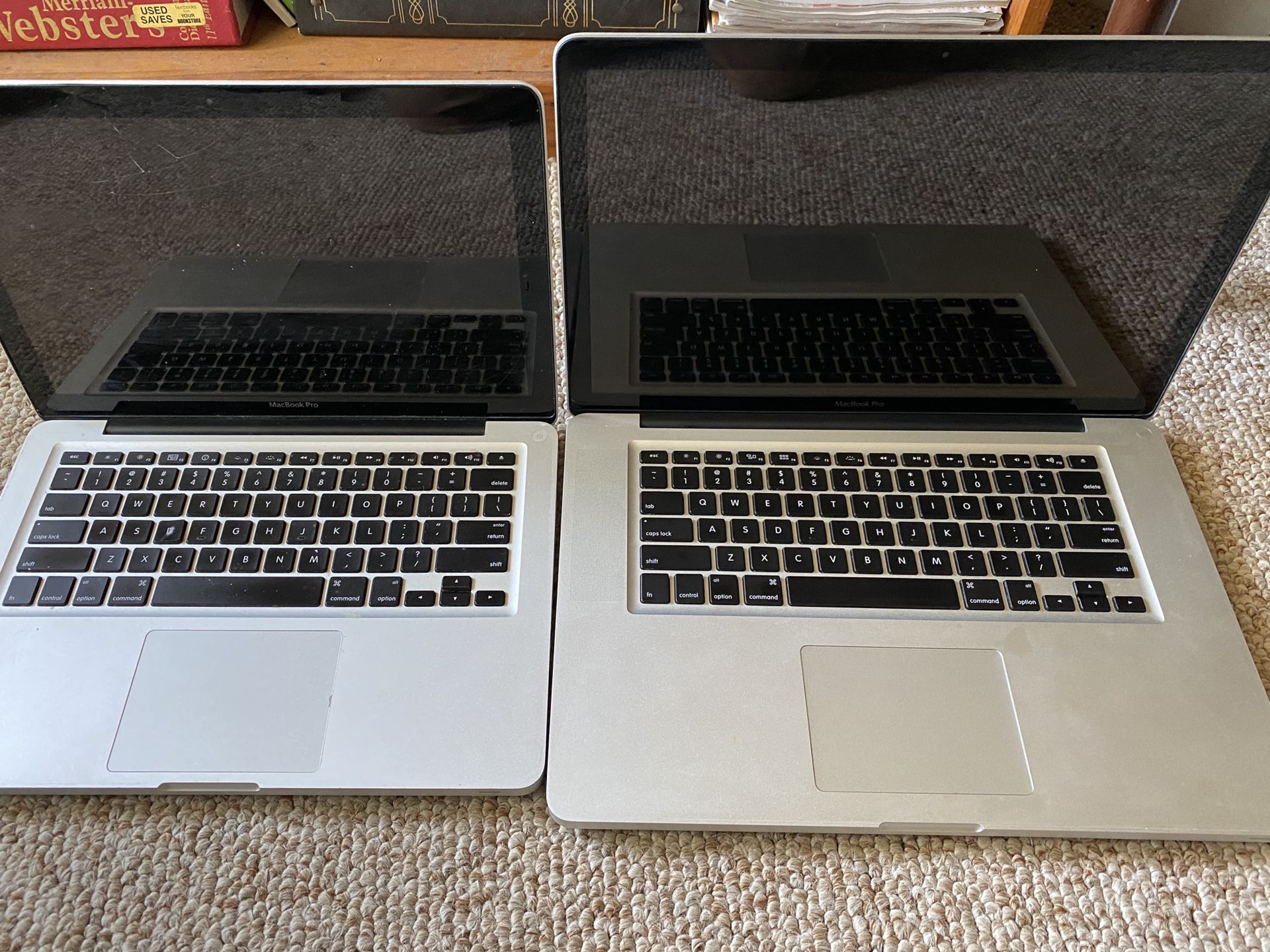 2011 15” & 2010 13” MacBook Pro ( FOR PARTS OR REPAIR ) WILL NOT SEPERATE