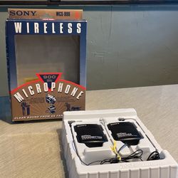 SONY WCS-990 Wireless Microphone System In Box