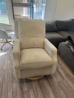 Boucle rocking chair