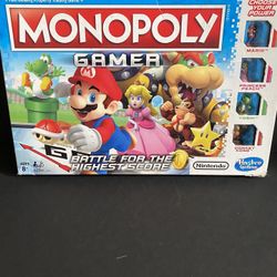 Mario gamer monopoly board game