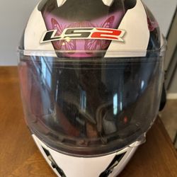 LS2 Motorcycle Helmet Sz L