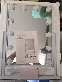 Vanity mirror with lights