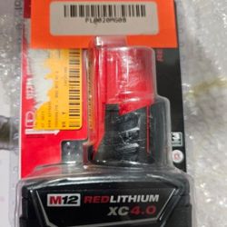 Milwaukee M12 XC 4.0 AH Battery Pack