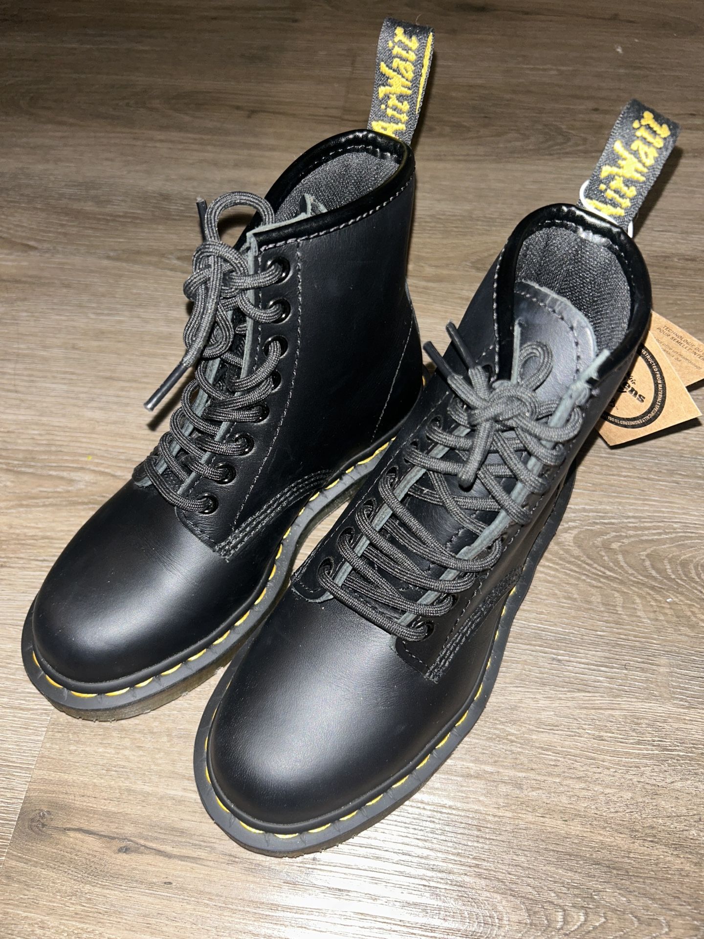 Dr. Martens Vintage Made in England Classic Smooth Black Pascal Leather Boots Dr. Martens 1460 Pascal 13512006 - Chester Boot Shop main image 2