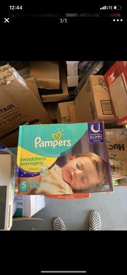 Pampers swaddlers size 5 , 50 count