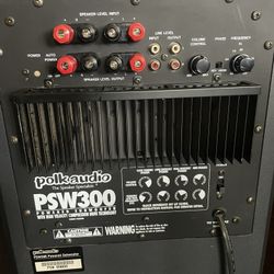 Polk Audio PSW300 Powered Subwoofer