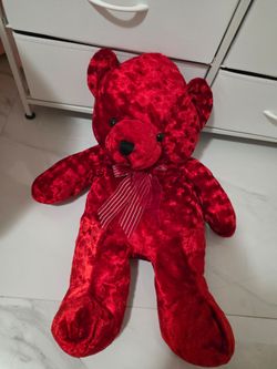 Large Red Teddy Bear Plush Stuffed Animal