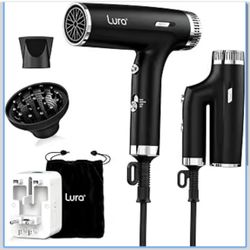 Dual-Voltage-Travel-Hair-Dryer with Diffuser for Women,1200W Mini Portable Blow Dryer for Men,Tiny Lightweight Small Blowdryers for Kids, Compact Hair