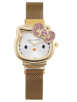 Hell Kitty Crystal Watch Adjustable Metal strap