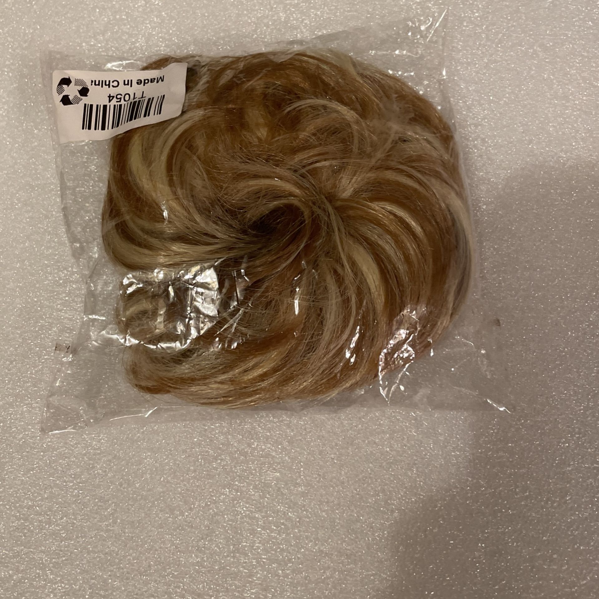 Hair Extensions Blond/Auburn Tones Real Human Hair Bun! #BV
