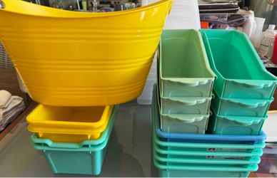 16 Assorted bins
