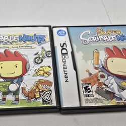 Scribblenauts and Super Scribblenauts Nintendo DS Video Games $15 for Both