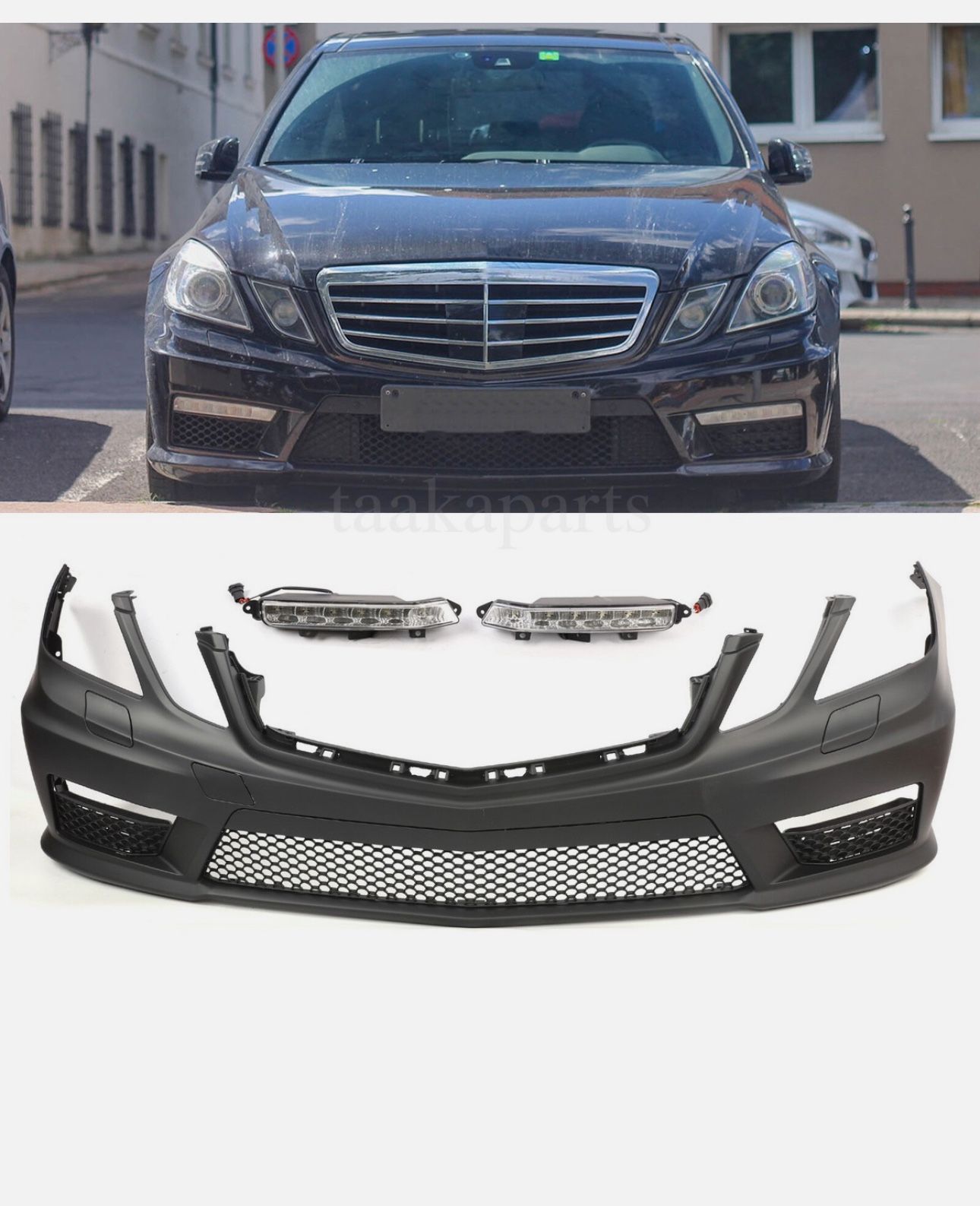 For Mercedes Benz E Class W212 AMG Style Front Bumper