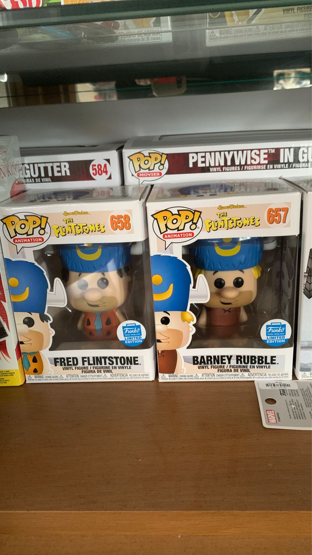Fred Flintstones Barney Rubble Funko POP