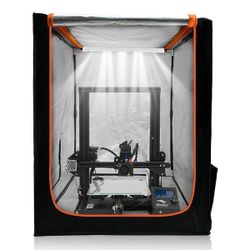 YOOPAI 1,190) 3D Printer Enclosure with LED Lighting, Dustproof Tent Constant Temperature Protective Cover for Creality 