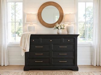 Drop front media dresser