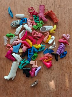 Mismatch Barbie Shoes