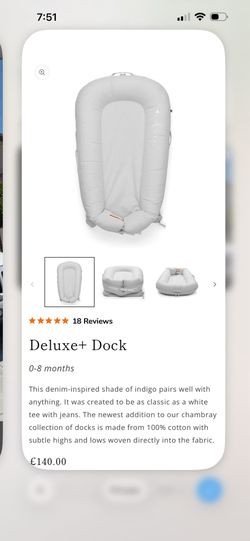 Dockatot deluxe plus