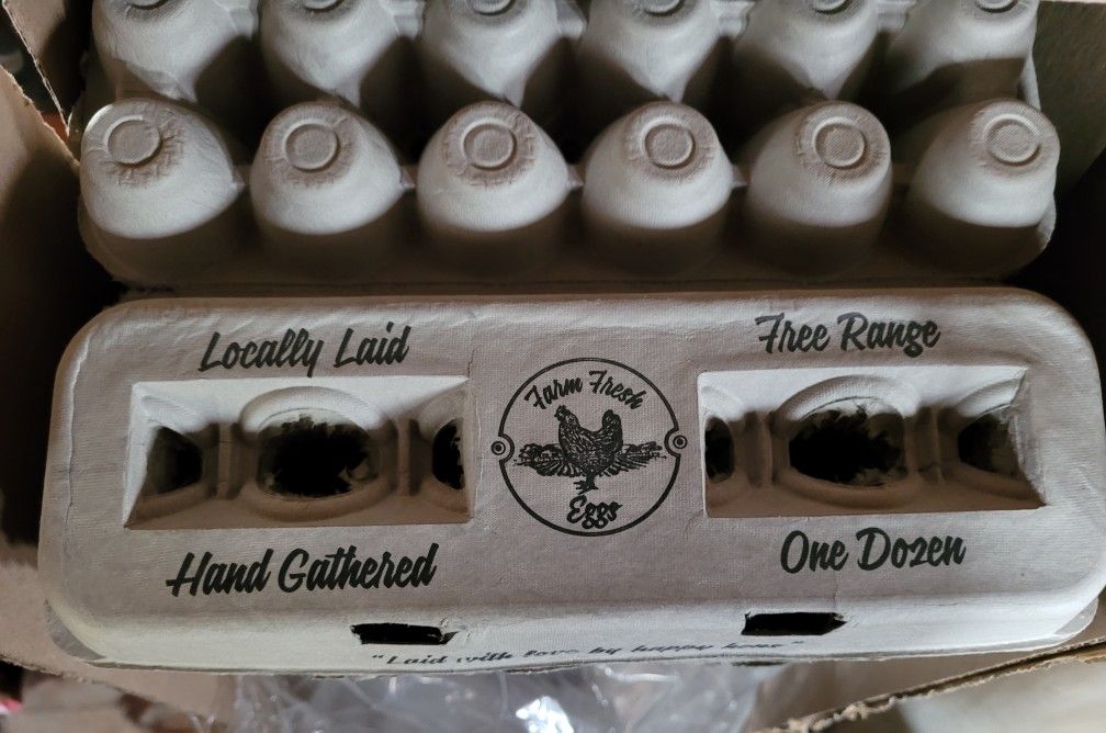 160 New Cardboard Egg Cartons