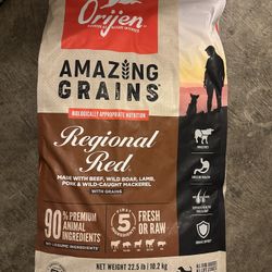 Orijen Amazing Grains Regional Red Dog Food 22,5lbs