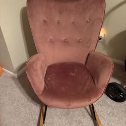 Pink Rocking Chair 