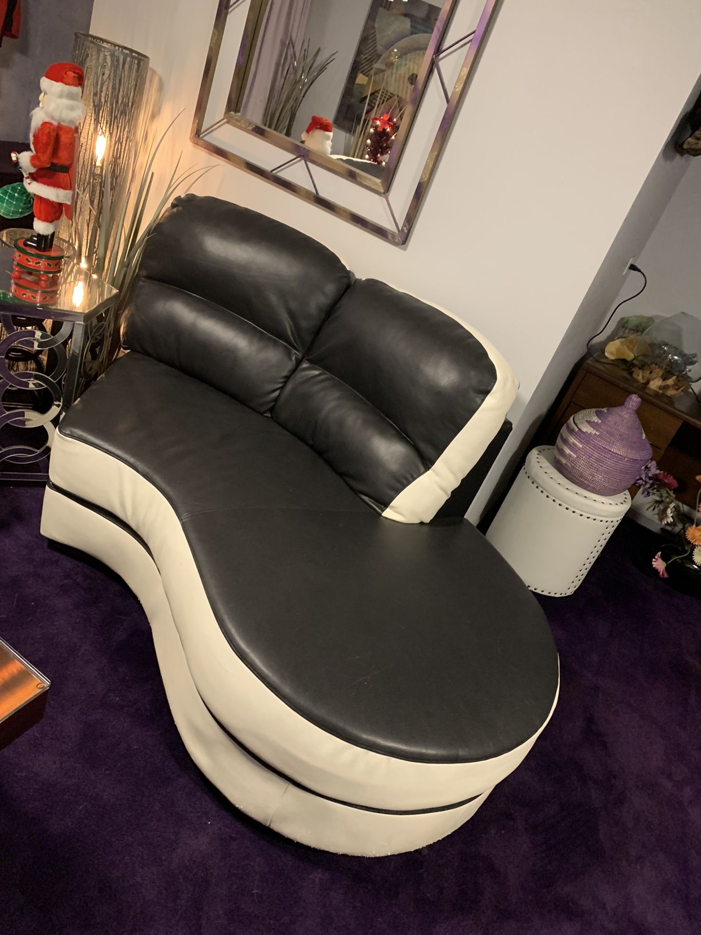 Black and White Couch