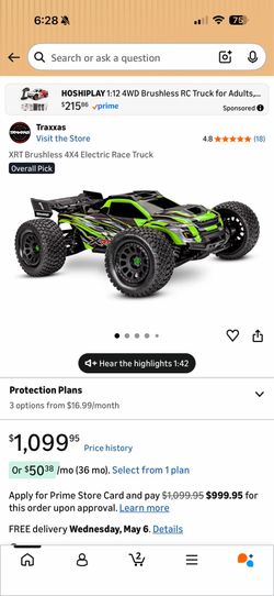Upgraded traxxas xrt