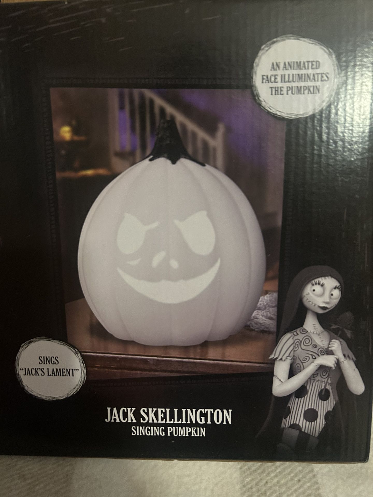 Jack Skellington Singing Pumpkin