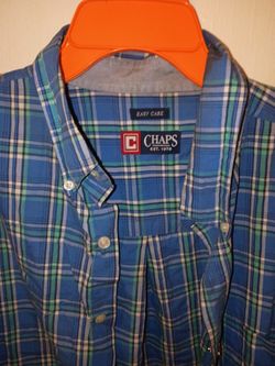 Chaps Short Sleeve Button Up Shirt 3.00