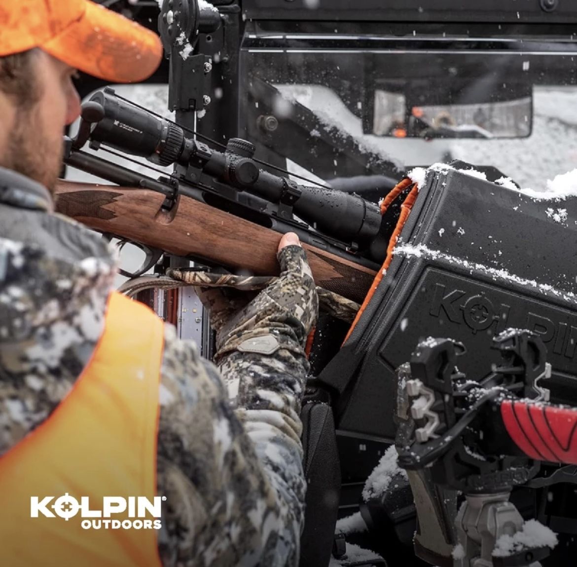 Kolpin Stronghold® Gun Boot® L w/Autolatch Mount,Black